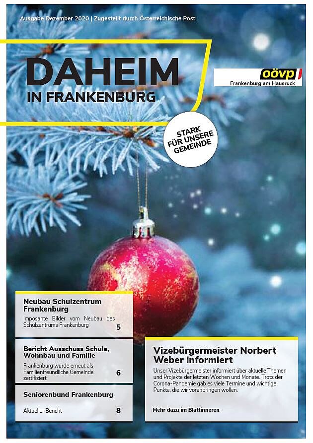 Weihnachts Zeitung 2020